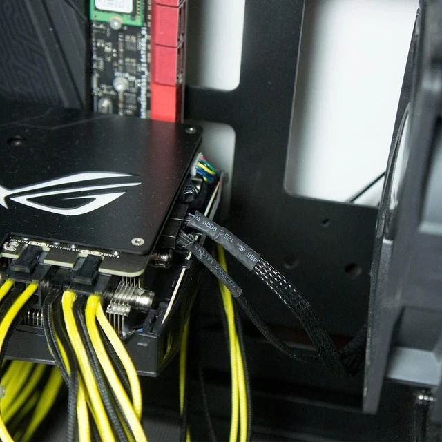 Alt view image 5 of 5 - 6pcs 4 Pin 26cm PWM Fan Extension Power Cable Connector Case Male to Female for Computer