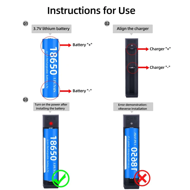 Alt view image 4 of 7 - 18650 Battery Charger, Suitable for Lithium Battery 18650 20700 10440 14500 18500 16340 17500 Battery Charger, USB Single Slot li-ion Rechargeable Battery Charger (Battery not Included)