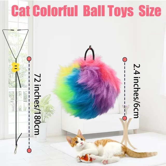 Alt view image 4 of 7 - Interactive Cat Toys, Independent Play Hanging Door Cat Toys for Indoor Cats Kitten Exercise Toy for Bored Cats