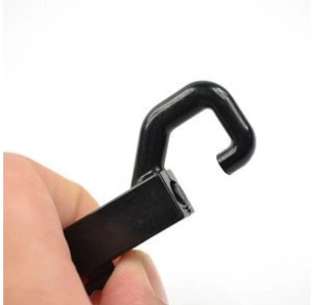 Alt view image 3 of 6 - 3 Pcs swivel snap Bolt Keychain clips Keychain hooks. Lightweight & Durable clasp with hook for Keys, Key Chains, Tags and Lanyards. 2.75"x0.83" Plastic Spring keychain clasp come with key rings.