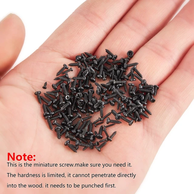 Alt view image 4 of 6 - Small Screws Assortment Kit, 1000pcs Miniature Phillips Replacement Screws for Glasses Watch Clock, 10 Kinds M1 M1.2 M1.4 M1.7 Phillips Head Self-Tapping Screws