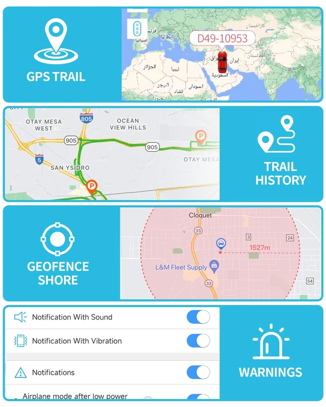 Alt view image 5 of 7 - Car GPS Tracker Mini OBD Real Time Tracking Hidden Geo Fence