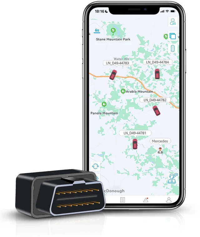 Main image of Car GPS Tracker Mini OBD Real Time Tracking Hidden Geo Fence