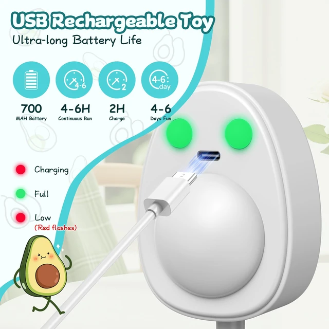 Alt view image 6 of 7 - Interactive Cat Toys for Indoor Cats,Electric Flying Bird & Mouse Wand Teaser, Automatic Hanging Door Frame Chase/Hunt/Exercise Stimulate String Cat Toy for Bored Indoor Adult & Kitten