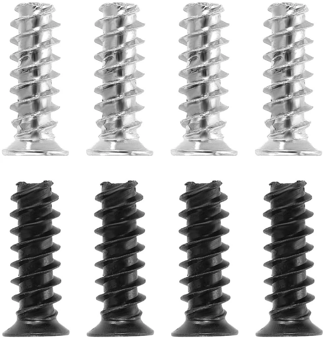 Main image of 100Pcs Computer Case Fan Screws Kit, M5 x 15mm Short PC Cooling Fan Mount Screws for DIY Repair Motherboard Radiators PC Case, (Silver,Black, 50 Pcs of Each)