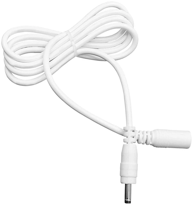 Main image of DC Power Extension Cable 5ft, Barrel Plug, Male to Female DC Jack | 3.5*1.35mm,Adapter Cable for WOBANE Power supply,LED. White