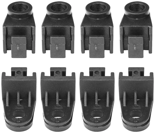Main image of 8PCS Universal Electric Radiator Fan Mounting Kit | L-Shape Fan Bracket Feet Mount Legs Install Tab,Plastic Electric Engine Intercooler Cooling Fan Mounting Tabs
