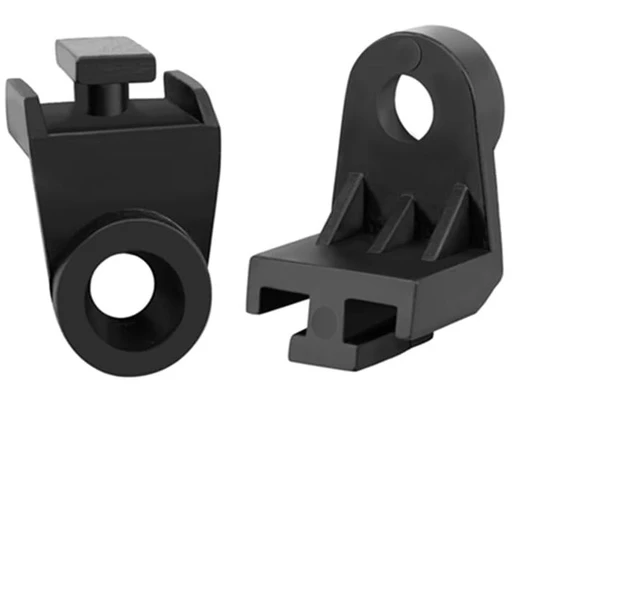 Alt view image 2 of 7 - 8PCS Universal Electric Radiator Fan Mounting Kit | L-Shape Fan Bracket Feet Mount Legs Install Tab,Plastic Electric Engine Intercooler Cooling Fan Mounting Tabs