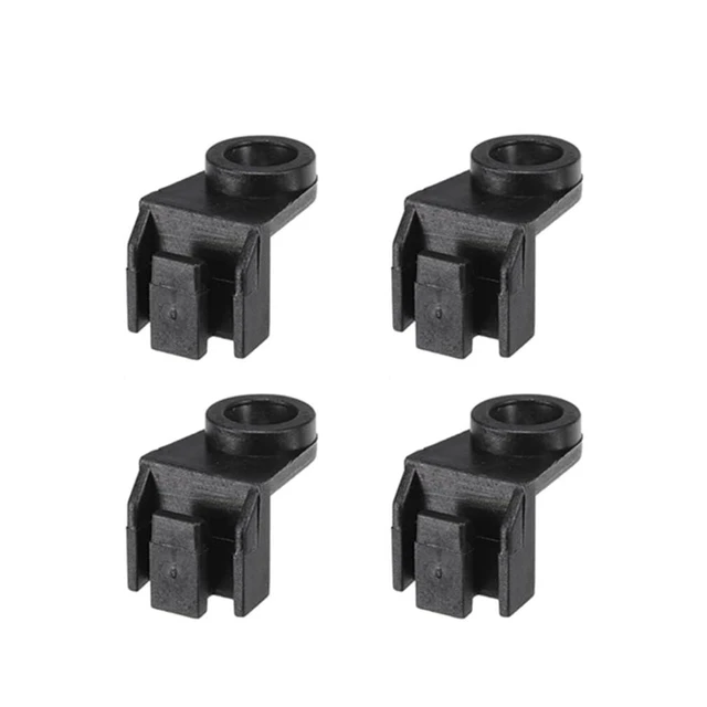 Alt view image 4 of 7 - 8PCS Universal Electric Radiator Fan Mounting Kit | L-Shape Fan Bracket Feet Mount Legs Install Tab,Plastic Electric Engine Intercooler Cooling Fan Mounting Tabs