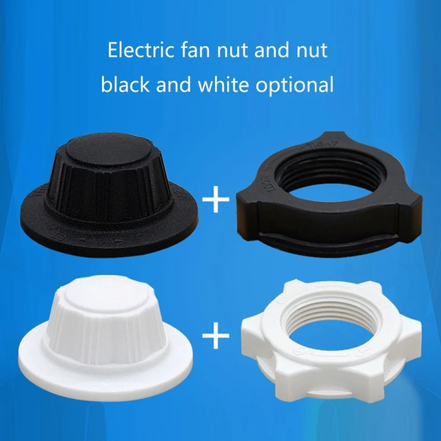 Alt view image 2 of 6 - 1 Piece Fan Fixing Nut, Black Oxide, M8, Class 2A, Hexagonal, Flat Head, Industrial Grade