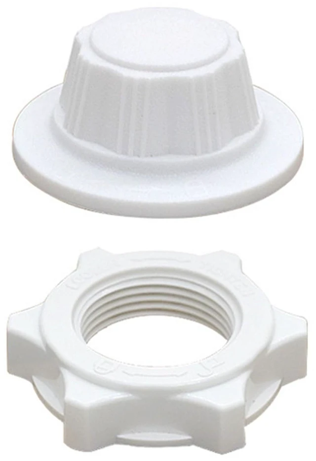 Alt view image 4 of 6 - 1 Piece Fan Fixing Nut, Black Oxide, M8, Class 2A, Hexagonal, Flat Head, Industrial Grade