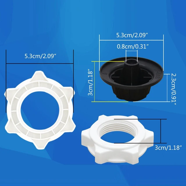 Alt view image 6 of 6 - 1 Piece Fan Fixing Nut, Black Oxide, M8, Class 2A, Hexagonal, Flat Head, Industrial Grade