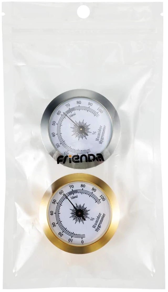 Alt view image 7 of 7 - 2 Pcs Hydrometer 2 Inch Humidity Meter Cigar Humidor Hygrometers | Analog Dial Monitors Humidity, Maintains Optimal Cigar Moisture, Clear Scale , for Humidor Storage Boxes Cabinet Cans
