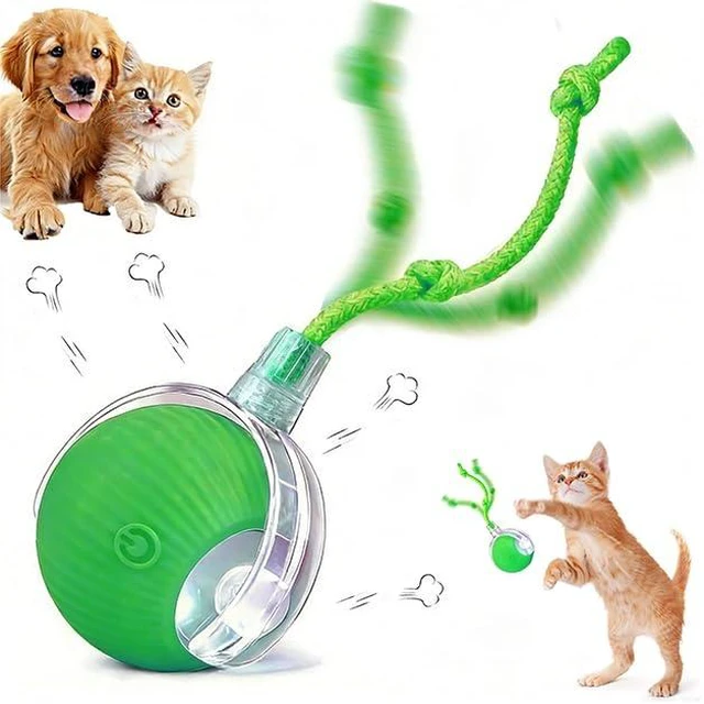 Main image of 2024 New Electric Dog Ball Toy for Cat,360° Smart Automatic Interactive Rolling Dog Smart Pet Toy Ball,Gift for Kids