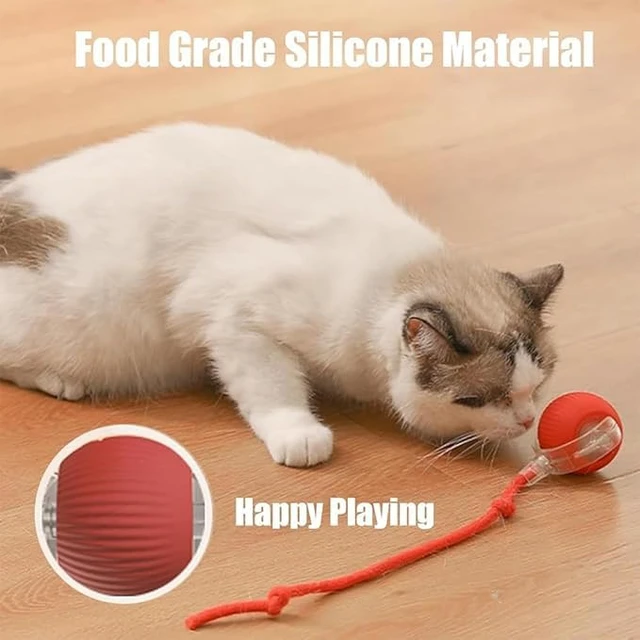 Alt view image 4 of 5 - 2024 New Electric Dog Ball Toy for Cat,360° Smart Automatic Interactive Rolling Dog Smart Pet Toy Ball,Gift for Kids