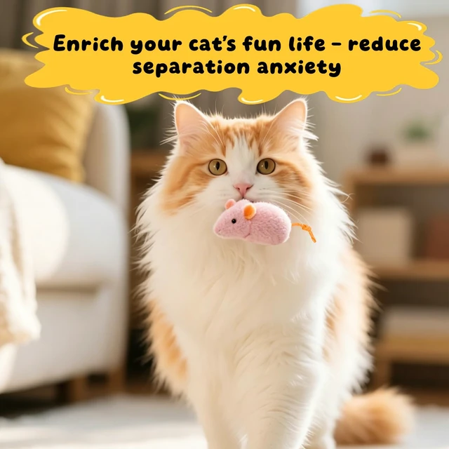 Alt view image 4 of 7 - 20PCS Cat Catnip Mice Toys, Mouse Toys for Cats, Interactive, Encourages Agility, Coordination, for Indoor Cats and Kittens, Cat Chew Toy for Exercise for Pet Cat Kitten Kitty