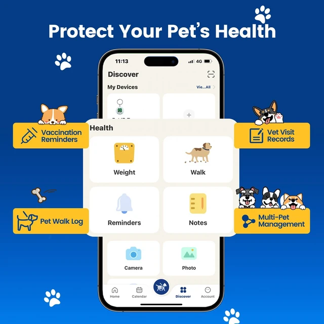 Alt view image 7 of 7 - 5 Pack QR Code Pet ID Tags for Dogs & Cats, Personalized Dog Tags | Smart Pet Tag, Editable Profile, Location Sharing, Scan Alert, Emergency Contact, No App Needed for Finder, No Subscription