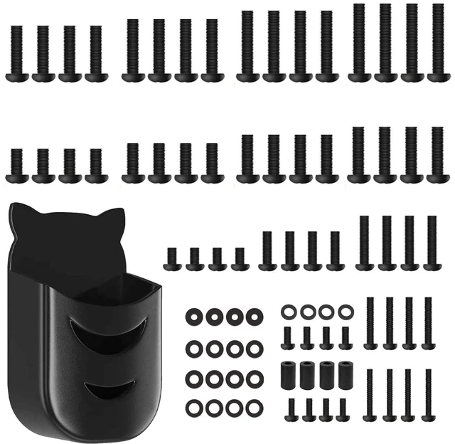 Main image of Universal TV Mount Screws Kit Includes M4 M5 M6 M8 Screws, Washers, for Samsung TCL Hisense LG Vizio Onn Sony Toshiba Insignia Westinghouse TV Mounting Hardware Kit with Remote Control Holder