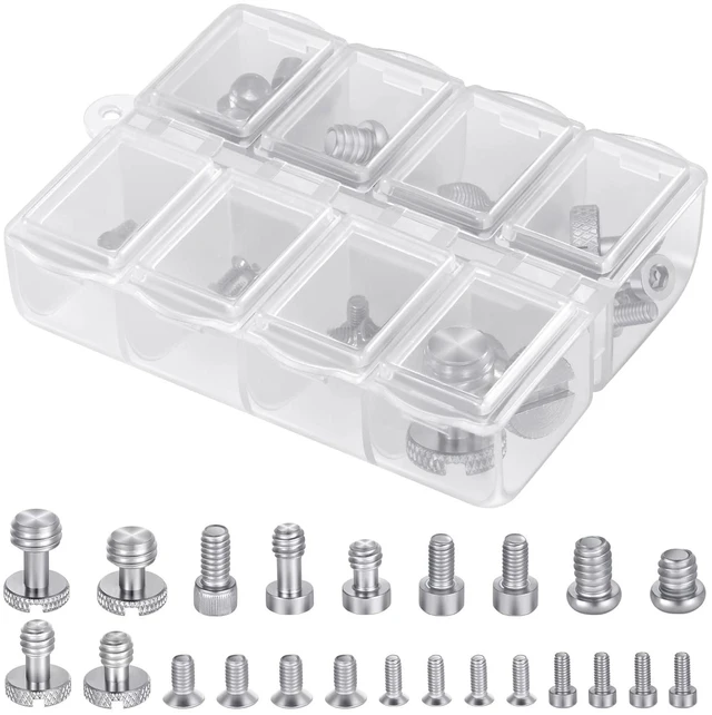 Main image of 26PCS Camera Screw Set for Photography Equipment, UA002 | 1/4" 3/8" M2 M2.5 M3 and M4 Screws, Compatible with SmallRig NEEWER Camera Cage, Top Handle, Side Handgrip, Tripod QR Plate