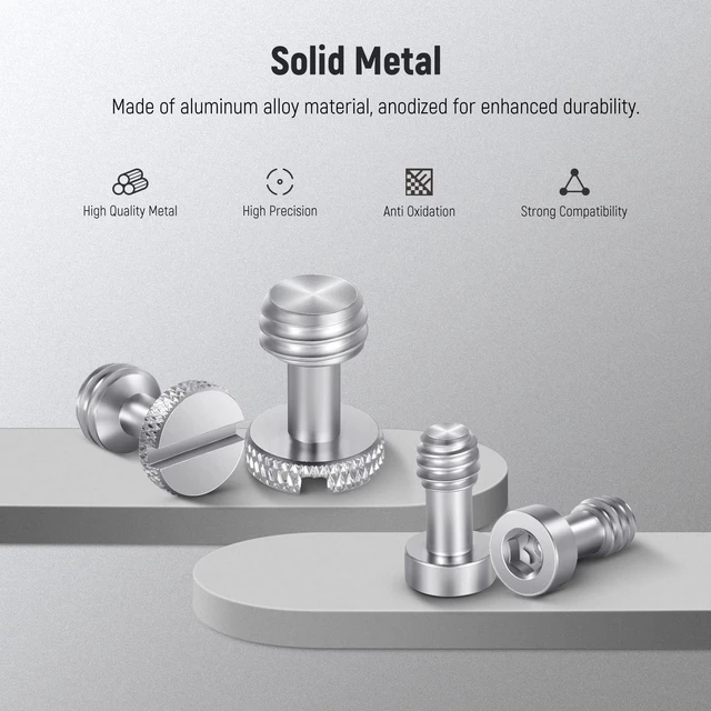 Alt view image 3 of 7 - 26PCS Camera Screw Set for Photography Equipment, UA002 | 1/4" 3/8" M2 M2.5 M3 and M4 Screws, Compatible with SmallRig NEEWER Camera Cage, Top Handle, Side Handgrip, Tripod QR Plate