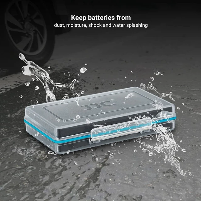 Alt view image 5 of 7 - 18650 Battery Case Holder, Storage Organizer for 6 x 18650 Batteries | Hard PC Shell with Snap Closure, Molded EVA Interior, Water-Resistant & Dustproof, Compact to Carry