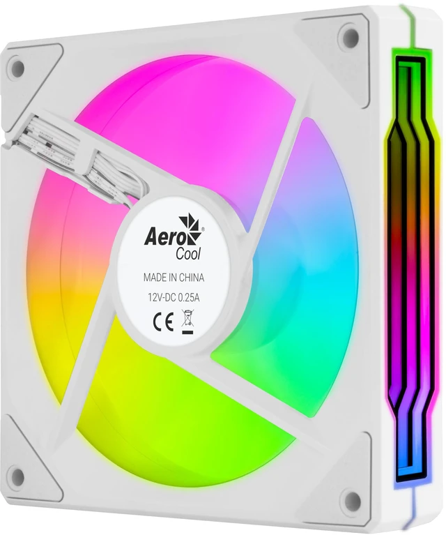 Alt view image 7 of 7 - Phantom M-3 Reverse Infinity Mirror ARGB Fan 120mm, White | Reverse infinity mirror ARGB PWM case fan, hydraulic bearing, shock pads, for PC cases and coolers