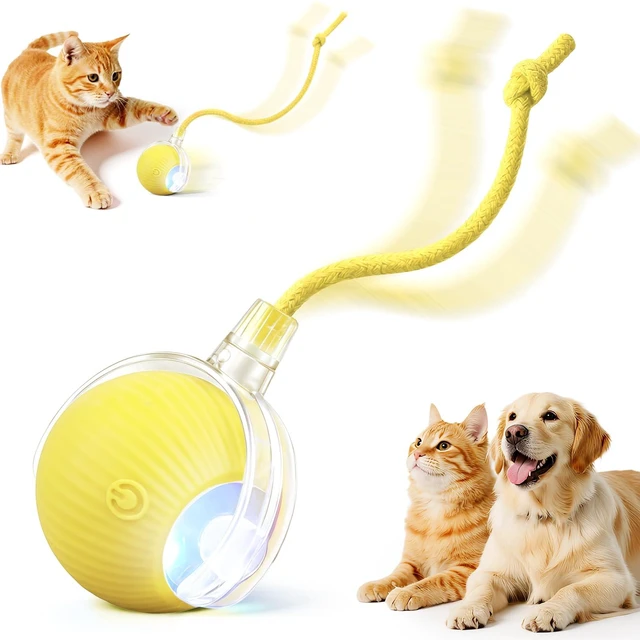 Main image of Interactive Automatic Rolling Electronic Stimulation Chase Ball Cat Dog Toy