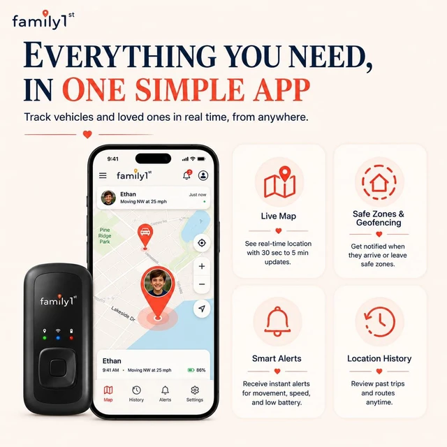 Alt view image 3 of 6 - Portable Automobile GPS Trackers for Vehicles, Cars, Loved Ones, Real Time Tracking App, Up to 30 Days Battery Life, Hidden Tracking for Theft Protection & Subscription Needed.