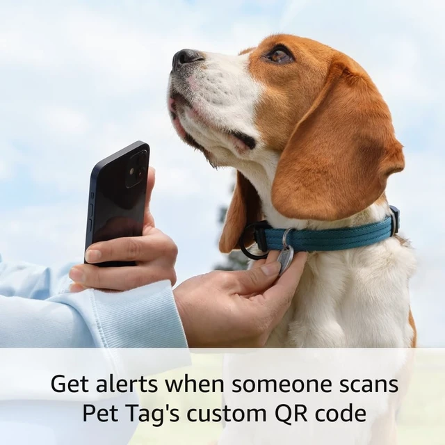 Alt view image 2 of 4 - Pet Tag | Easy-to-use tag with QR code | Real-time scan alerts | Shareable Pet Profile | No subscription or fees
