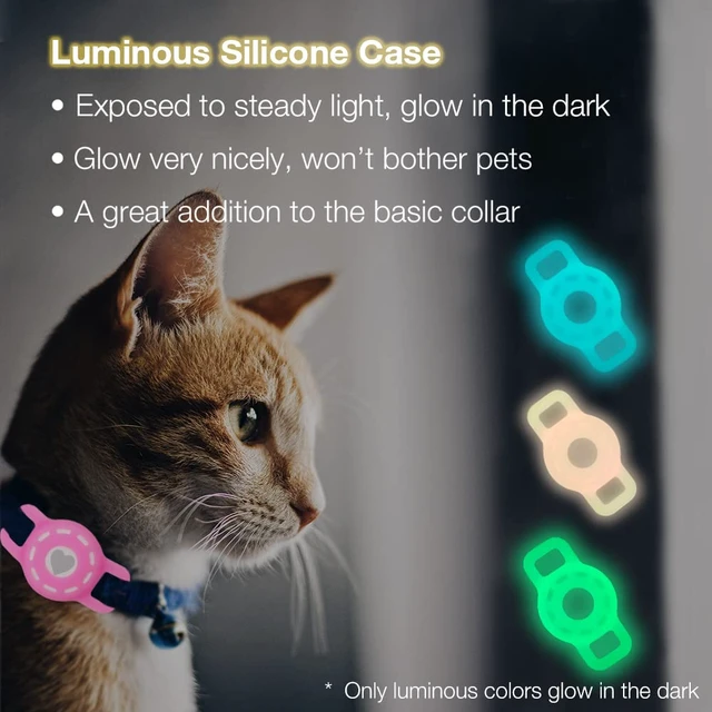 Alt view image 6 of 7 - Airtag Holder for Cat, Air Tag Case for Cat Collar and Small Dog Collar