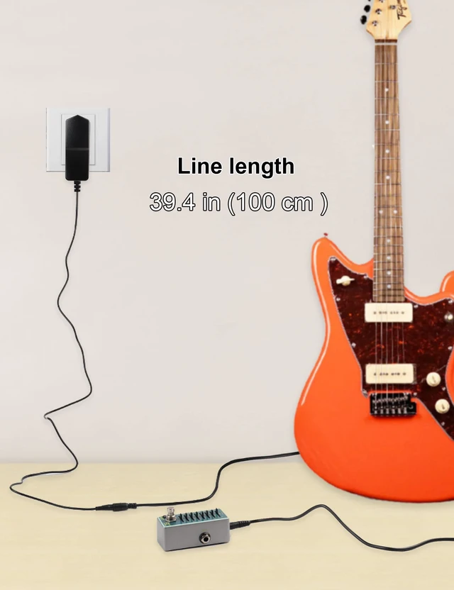 Alt view image 5 of 6 - 39.4in Guitar Effect Pedal Power DC Extension Cable Male to Female | 5.5 x 2.1mm Male to Female, 3.2ft / 1m, 20AWG, Guitar Effect Pedal Lead, Cord Extender Wire 3.2ft, 39.4in, 1m