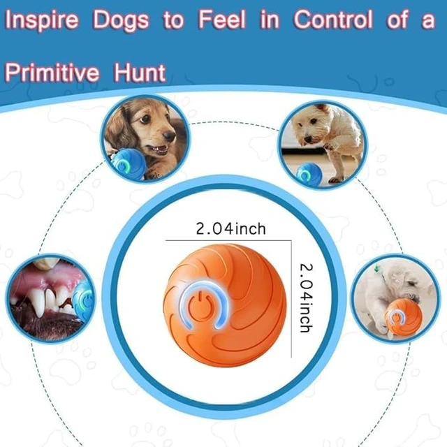 Alt view image 7 of 7 - Valentines Day Gifts Smart Jumping Ball Toy for Cats, Dura-Spin Electric Cat Ball, Interactive Cat Toys for Indoor Cats