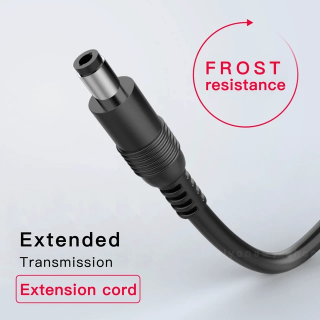 Alt view image 5 of 7 - 18Awg 5.5Mm X 2.1Mm Dc Extension Cord Adapter 15ft 12V Camera Power Extension Cable Dc Power Supply Adapter for Security Camera ()