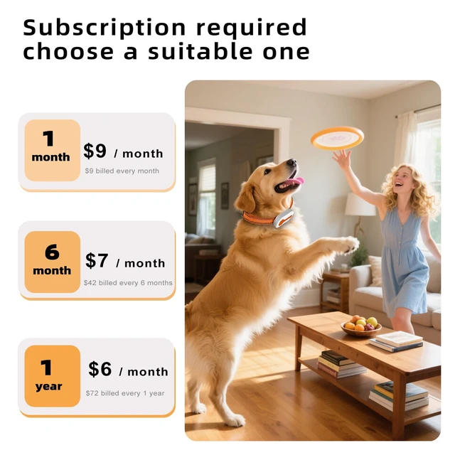 Alt view image 5 of 7 - Dog GPS Tracker Real-time Tracker Alerts Virtual Fence Location for Pet Over 11.06lbs Dog Cat Collar Attachment of Random Color Subscription Required Waterproof IP67 Health & Wellness White