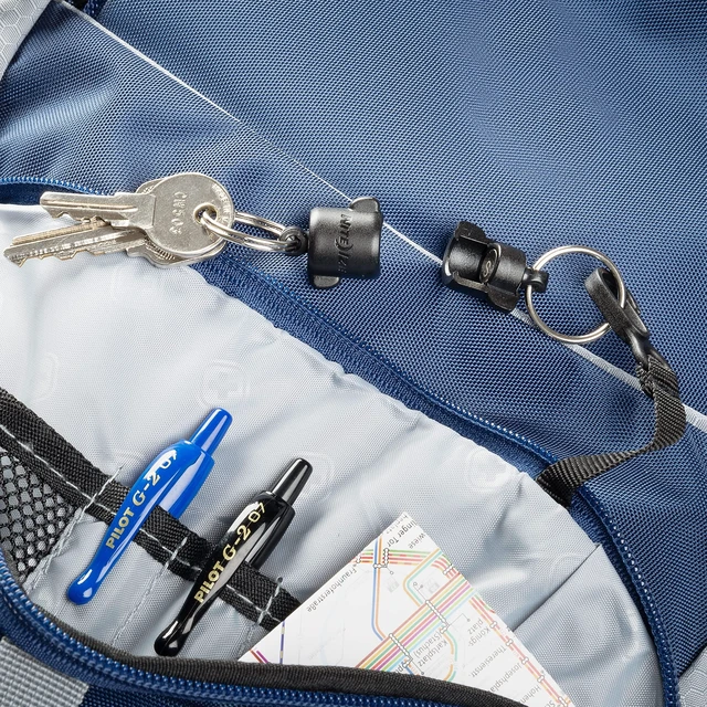 Alt view image 7 of 7 - Polycarbonate Keyring 360 Magnetic Quick Connector, Magnetic Locking Split Rings for Keys