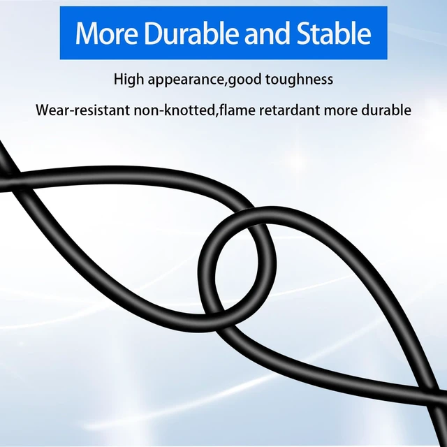 Alt view image 3 of 4 - 7.4mm x 5.0mm DC Power Extension Cable for Dell HP Laptop Adapter 2-Pack | 16AWG Female to Male Charging Cable Plug & Play, 6.6 ft