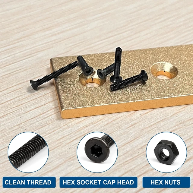 Alt view image 3 of 7 - M2 Screws, Metric M2-0.4 Flat Head Allen Socket Drive Screw, 452 pcs M2 Tiny Nuts Assortment Kit for 3D Printing Projects, RC Airplanes and Other Small Projects (9 Screw Lengths)