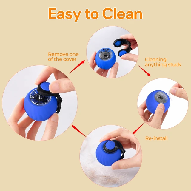 Alt view image 6 of 7 - 2026 Interactive Cat Toys with Bird Sounds & 3 Modes for Indoor Cats Play | Bird Sounds, 3 Speed Modes, 3 Tails, Rechargeable Automatic Rolling, Fast Charging Ball, For Indoor