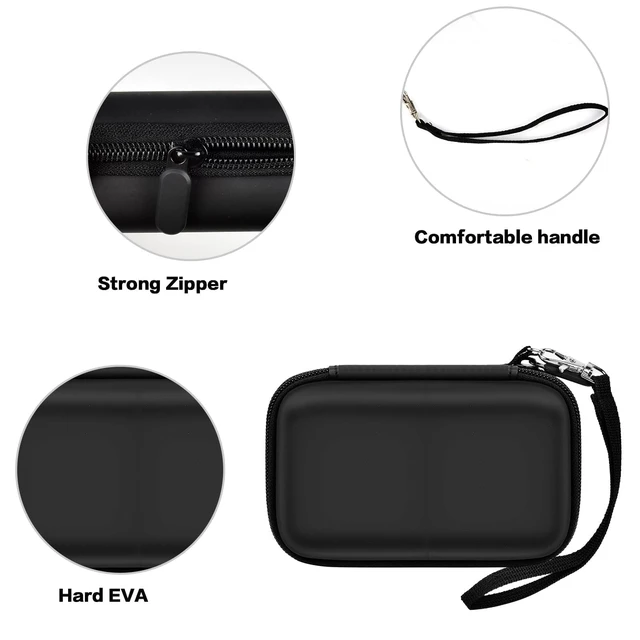 Alt view image 4 of 7 - Hard Case for Anker MagGo & for Iseyyox 3-in-1 Charging Station | Fits for QUZUDN, for UCOMX, for RTOPS,Foldable Charger Station,Hard Shell Case,with Strap,Mesh Pocket,Case Only White