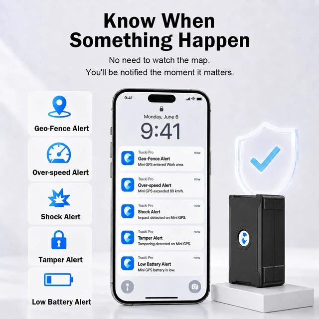 Alt view image 7 of 7 - GPS Tracker for Vehicles, Long Battery Life Tracker Device for Trailers | 30 Days Battery LifeSubscription Required, Unlimited Updates, Magnetic, 10S Real-Time Tracking Devices for Cars Hidden