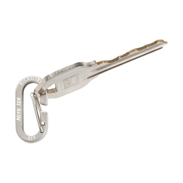 Alt view image 5 of 7 - MicroLink Carabiner, Stainless Steel Mini Key Rings for Keys Fobs MultiTools and More, 4 Pack