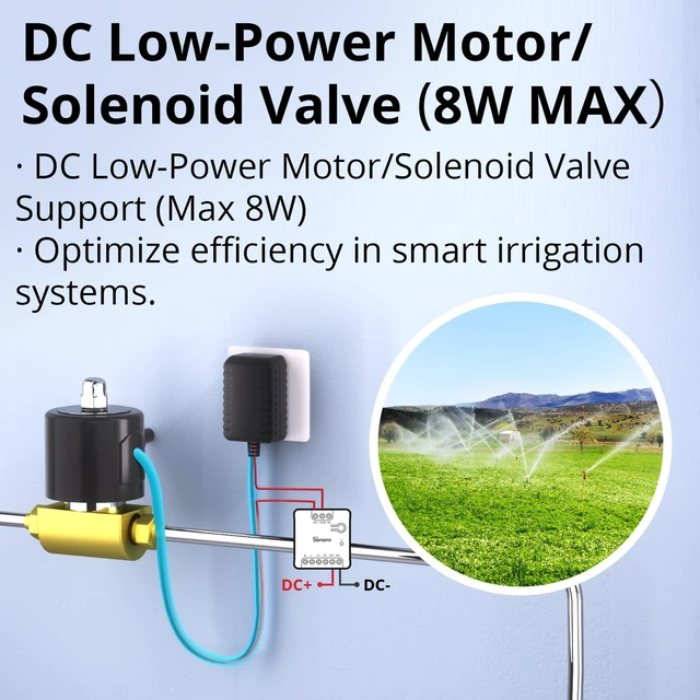 Alt view image 4 of 7 - WiFi MINI-D Smart Switch with Matter,Home Automation,Dry Contact Output,Supports AC or DC Input,Compatible Alexa & Google Home,for Garage Doors,Boilers,DC Low Power Motors/Solenoid Valves