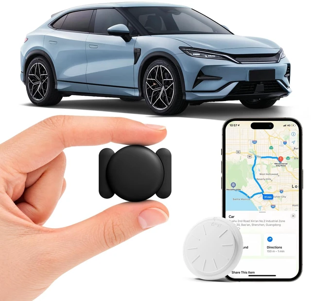 Main image of GPS Tracker for Vehicles, 1PCS Real Time Tracking, Tracker Device for Vehicles, Work with Find My (iOS Only), MINI Magnetic Car Tracker Device Hidden, No Monthly Fee, Super Magnetic