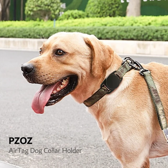 Alt view image 6 of 6 - Apple AirTag Dog Collar Holder, Waterproof Pet Tracker Case, 2 Pack | Secure AirTag holder helps track dogs and cats, with waterproof protection, rotating lid and fits 5/8"-1" collars