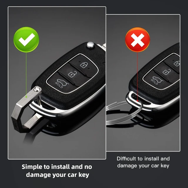 Alt view image 6 of 7 - Titanium Keychain D-Ring Screw Lock Car Key Holder for Men Women, Lightweight Shackle for Home & Auto Keys (S-PVD Black)