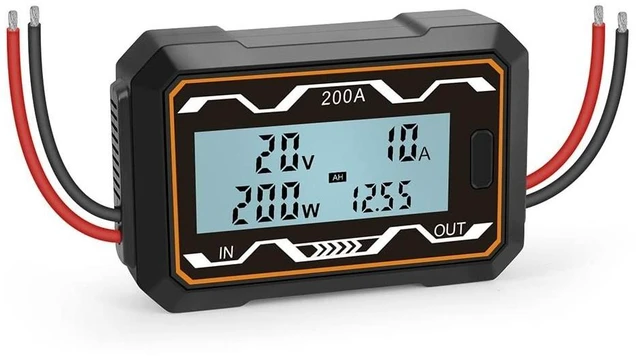 Main image of RC 200A Watt Meter Power Analyzer High Precision 200A Power Analyzer Battery Tester LCD Electric Analyzer Voltmeter Ammeter(200A)