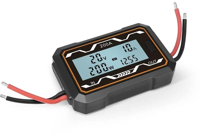 Alt view image 4 of 7 - RC 200A Watt Meter Power Analyzer High Precision 200A Power Analyzer Battery Tester LCD Electric Analyzer Voltmeter Ammeter(200A)
