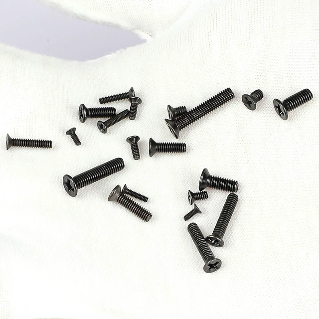 Alt view image 6 of 7 - 720pcs Laptop Notebook Computer Carbon Steel Screws Kit Set, Flat Head Phillips Screw Assortments, M1.4/1.7/2/2.5/3 Countersunk ssd Screws Accessories for SSD Toshiba DELL Sony Samsung