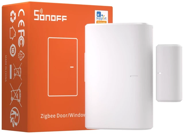Main image of SNZB-04PR1 Zigbee Door and Window Sensor | contact sensor, open/close monitoring, home security, tamper proof, automation, work with Home Assistant, SmartThings, Alexa