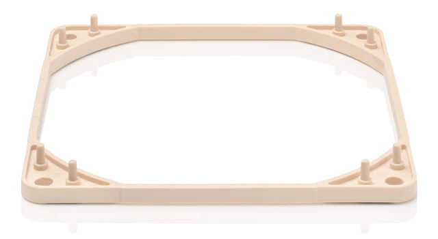 Alt view image 2 of 7 - NA-IS1-12 Sx2, 120mm Fan Inlet Spacers 2-Pack | Set of 5mm Thick Shrouds, Compatible with Noctua 120x25mm Fans, Improves Acoustics and Performance, Longer Screws Included